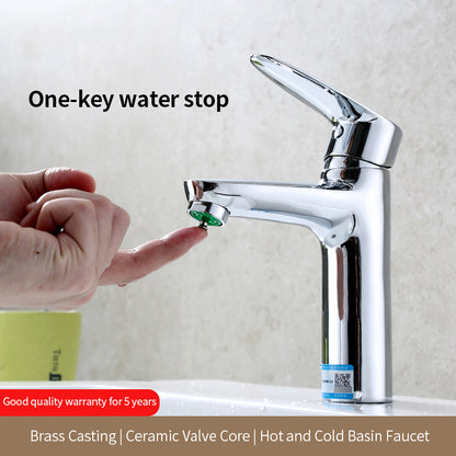 kaijie D21070C Countertop Basin Faucet Large Spout Countertop Basin Faucet is easy to clean (Please ask customer service for price)