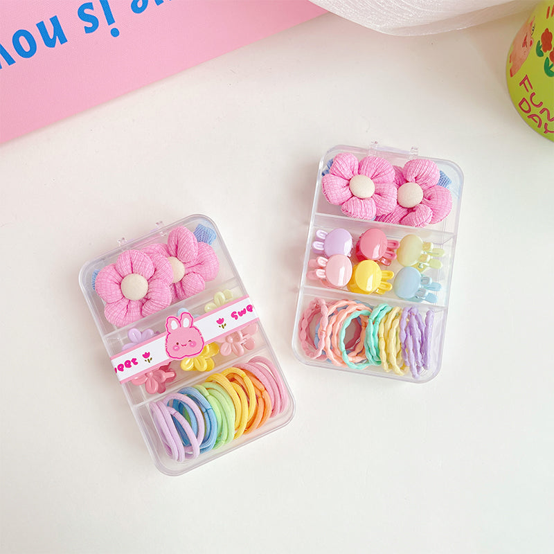 haiyan Macaroon Leather Strap Claw Clip Set