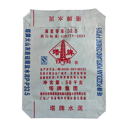 tapai PP plastic valve bag (please ask customer service for price)  Snakeskin woven bag with thick film waterproof