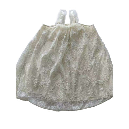 kanghua Multi-layer mesh halter dress