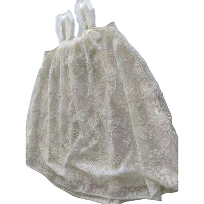 kanghua Multi-layer mesh halter dress