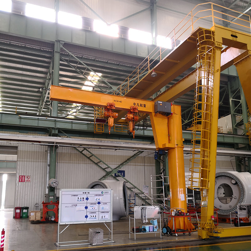 shenfan Column jib cranes (ask customer service for prices)  Port container crane operation
