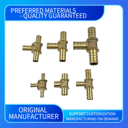 wuling Customized PEX Pipeline Hydraulic Compression Gauge Brass Y Filter Ball Valve Fittings Purification Gas Water NPT Heads (ask customer service for price)