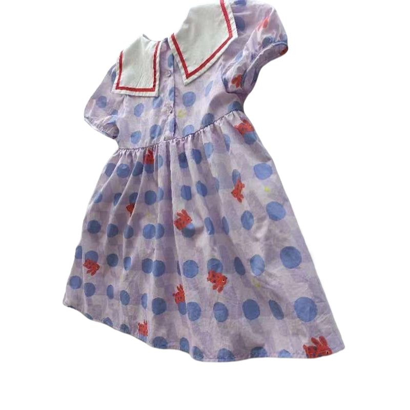 kanghua Layered False Two-Piece Dress