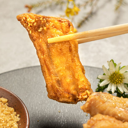 ruyisanbao Garlic Ribs Imported pork ribs with a rich garlic flavour.