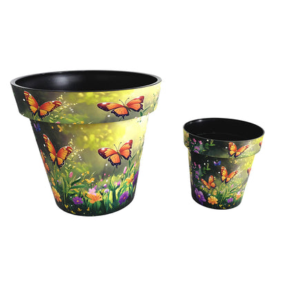lvxing Flower color set of pots creative flower color garden style flower color set of pots (price please ask customer service)