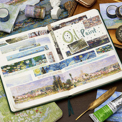 jinxiang The World of Oil Painting fantasy color Decorative materials washi tape（Starting from 112）
