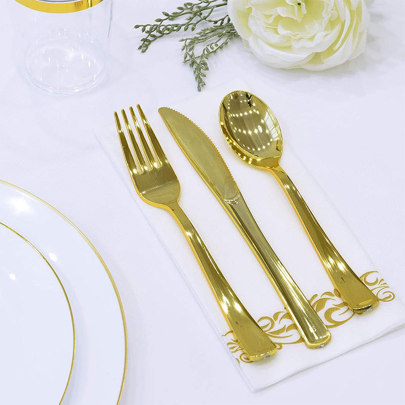zhengao 25-person monthly CD-ROM with white background and single gold border simple Dessert table decoration Light luxury and high sense