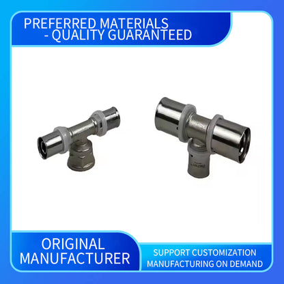 wuling Factory direct HVAC compressed copper pipe fittings brass fittings 10mm 12mm 14mm size forging technology model header(ask customer service for price)