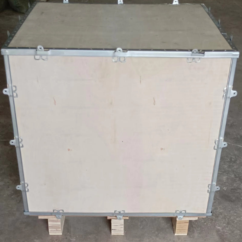fujiayuan Steel belt box (please ask customer service for the price of customised products)  Wooden box with steel belt wrapped edges