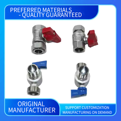 wuling High-pressure temperature handle joint control shut-off valve 304 stainless steel copper brass angle ball core manual OEM oil and gas (price please ask customer service)