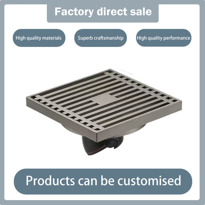 junyujinshu   Four-way straight floor drain (small opening) (Price inquiry)Narrow slit long type Odor and insect resistant