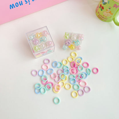 haiyan Thumb Towel Ring + Leather Strap Combo  Baby small rubber band Colorful rubber band for children