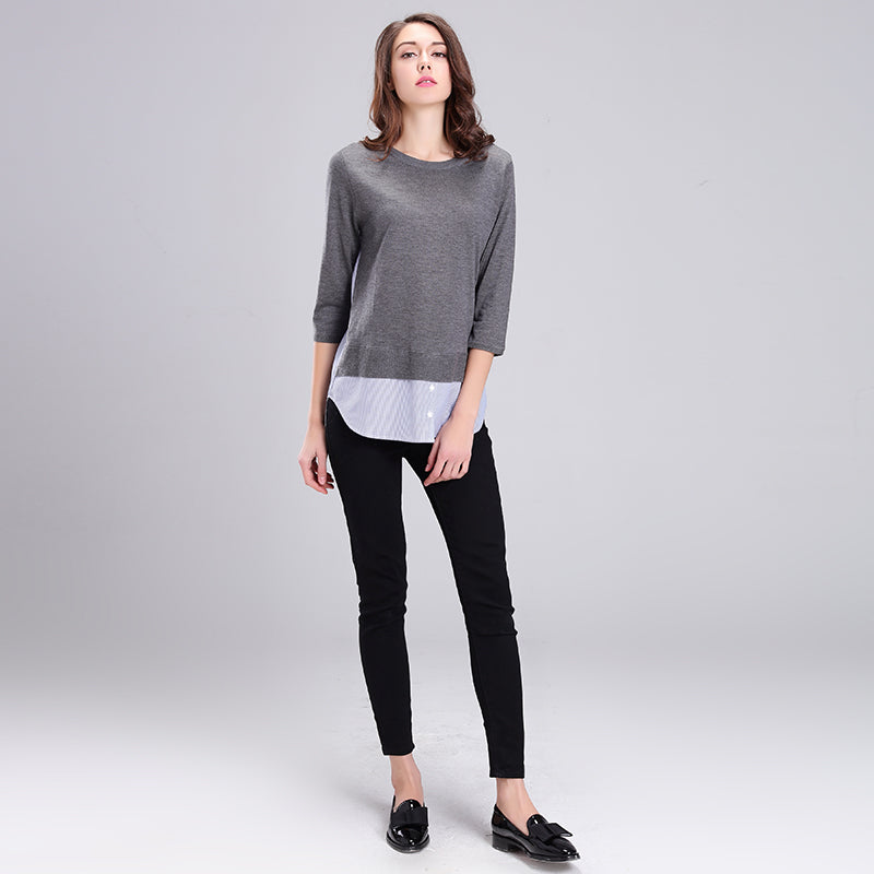 baichen Needle and Woven Women's Clothing Soft and Smooth Comfortable to Wear