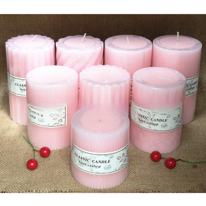 juhui Cylindrical Wax Pillar Wedding Wedding Candles Decorative Ambiance Props (ask customer service for price)