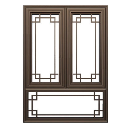 dongqiang Chinese external casement windows and doors (please ask customer service for the price of customized products) retroactive and nostalgic Villa garden decoration double glazing