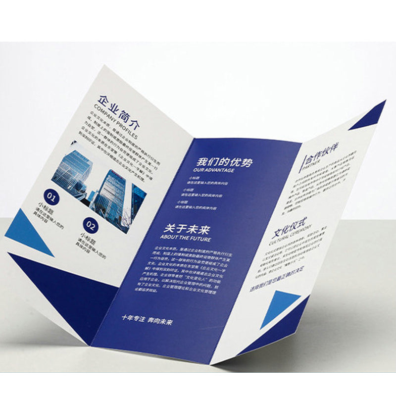 hengcheng Leaflet (please ask customer service for price)Printed manuals Folded pages