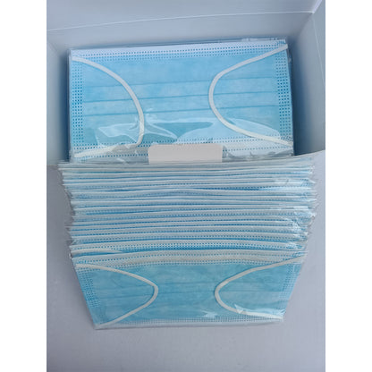 lanben Ordinary protective mask, blue disposable mask, dustproof blue mask