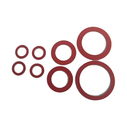 ZHENGKUN Red Paper Washer Silicone Seal Silicone Gasket Port Joint Gasket Trigger Type Quick Coupling Gasket Quick Connect Gasket