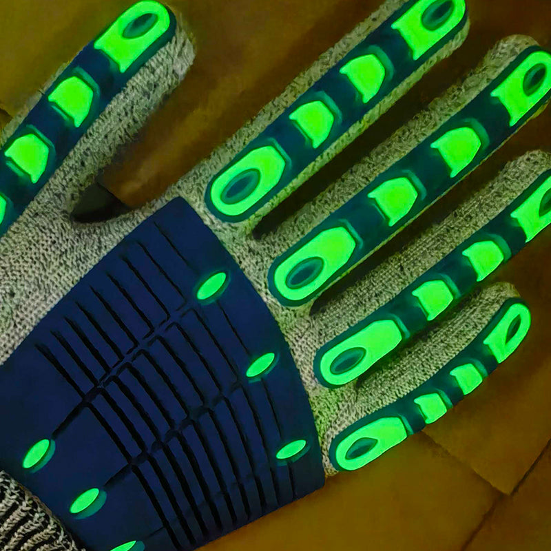 zhengheng Labor protection sports gloves  Cut-resistant TPR anti-pinch shock-absorbing gloves Wear-resistant