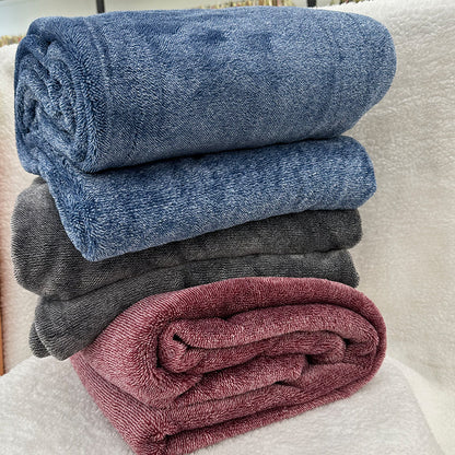 huade Cationic Flannel Blanket  Double blanket sofa blanket thickened and enlarged