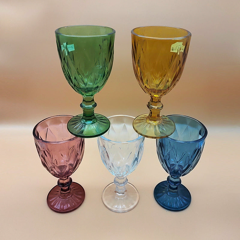 rongteng Creative Glass Sparkling Wine Glasses Tall Champagne Glasses Wine Bar Cocktail Glasses (ask customer service for price)