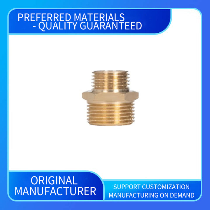 wuling Various sizes of brass isometric reducers with double male wire fittings(ask customer service for price)