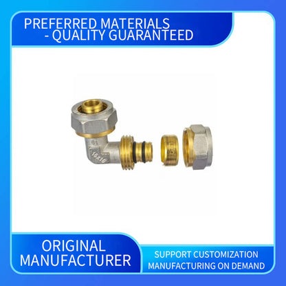 wuling PEX Female Elbow Tee 12 34 Brass Aluminum Plastic Fittings(ask customer service for price)