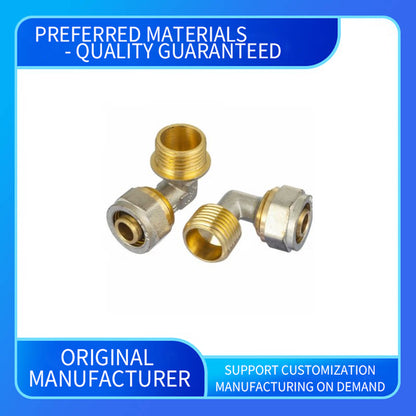 wuling PEX Female Elbow Tee 12 34 Brass Aluminum Plastic Fittings(ask customer service for price)