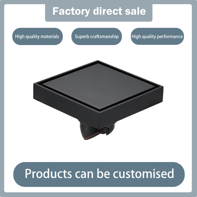 junyujinshu   Four Square Invisible Floor Drain (Price inquiry)Recessed All Copper  Stainless Steel