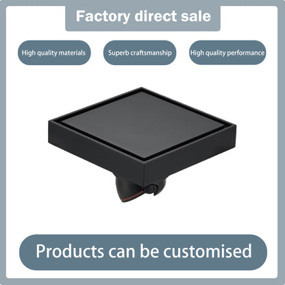 junyujinshu   Four Square Invisible Floor Drain (Price inquiry)Recessed All Copper  Stainless Steel