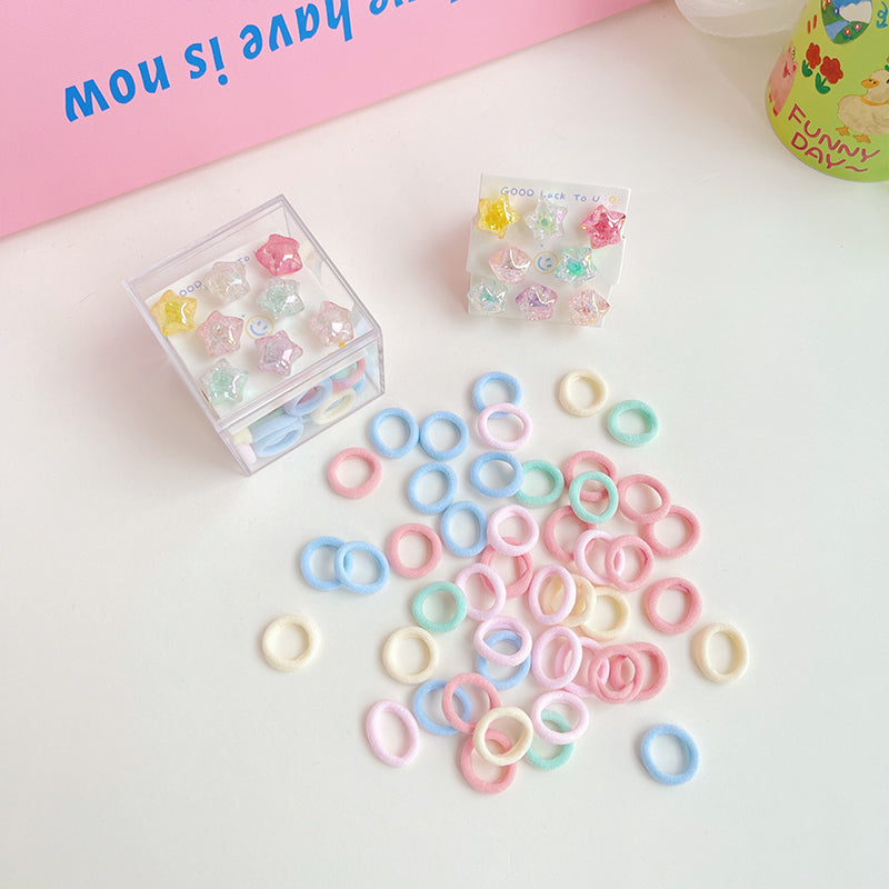 haiyan Thumb Towel Ring + Leather Strap Combo  Baby small rubber band Colorful rubber band for children