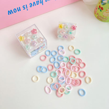 haiyan Thumb Towel Ring + Leather Strap Combo  Baby small rubber band Colorful rubber band for children