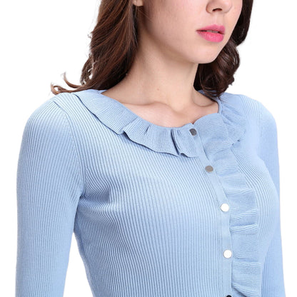 baichen Women's knitted pullover Delicate and smooth, not prone to pilling.