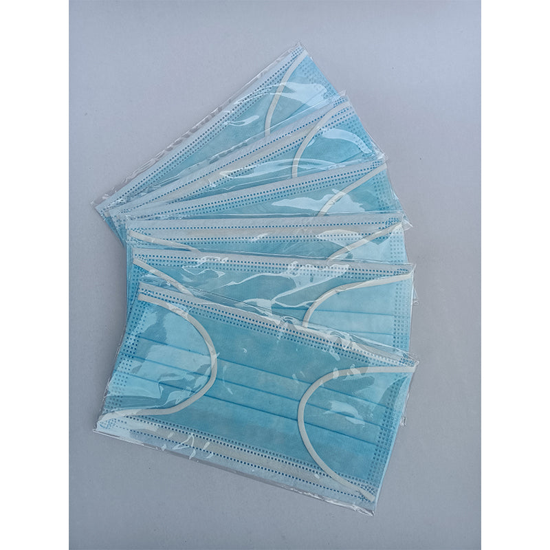lanben Ordinary protective mask, blue disposable mask, dustproof blue mask