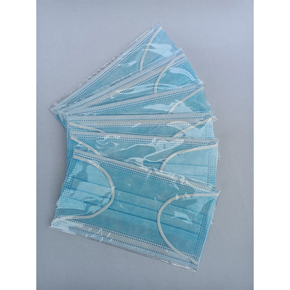 lanben Ordinary protective mask, blue disposable mask, dustproof blue mask