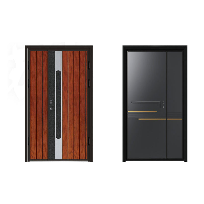 dongqiang Aluminum cast aluminum door (customized products prices please ask customer service) flameproof entrance door double door