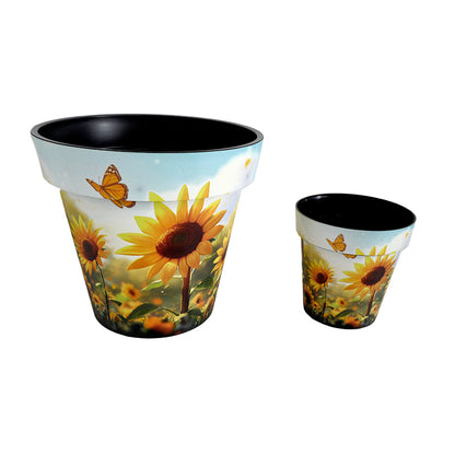 lvxing Flower color set of pots creative flower color garden style flower color set of pots (price please ask customer service)