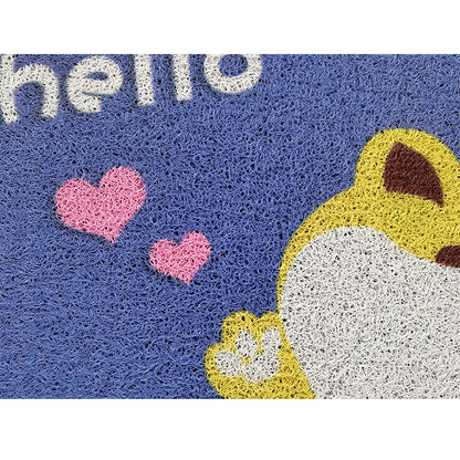 Xulong carpet industry    Colorful printing sheet   Silk ring doormat can be customized for entrance carpets, household anti-skid floor mats