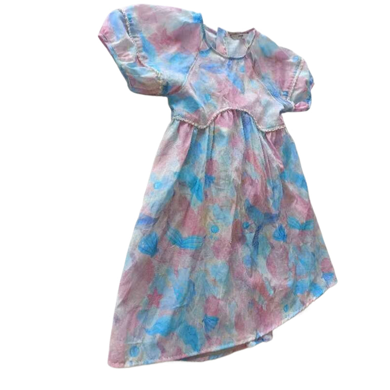 kanghua Girl's Printed Dress