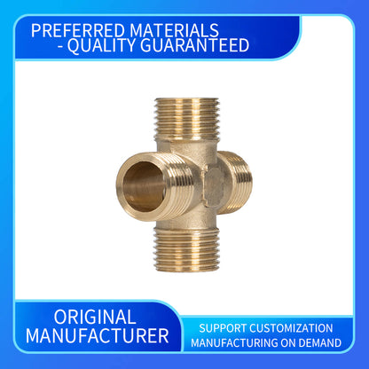 wuling Customized PN25 brass hex nipple copper male pex tube connector water connection fittings NPT reduction parts accessories gas water(ask customer service for price)
