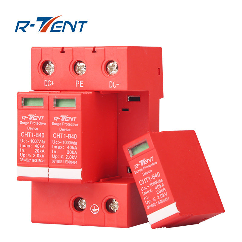 tengtai DC Surge Protector Power Surge Protector 3P 40KA