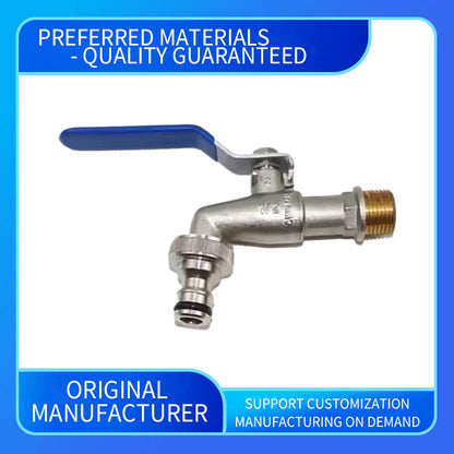 wuling Custom brass faucet wall mounted stainless steel faucet zinc alloy garden beer washer basin brass faucet (ask customer service for price)