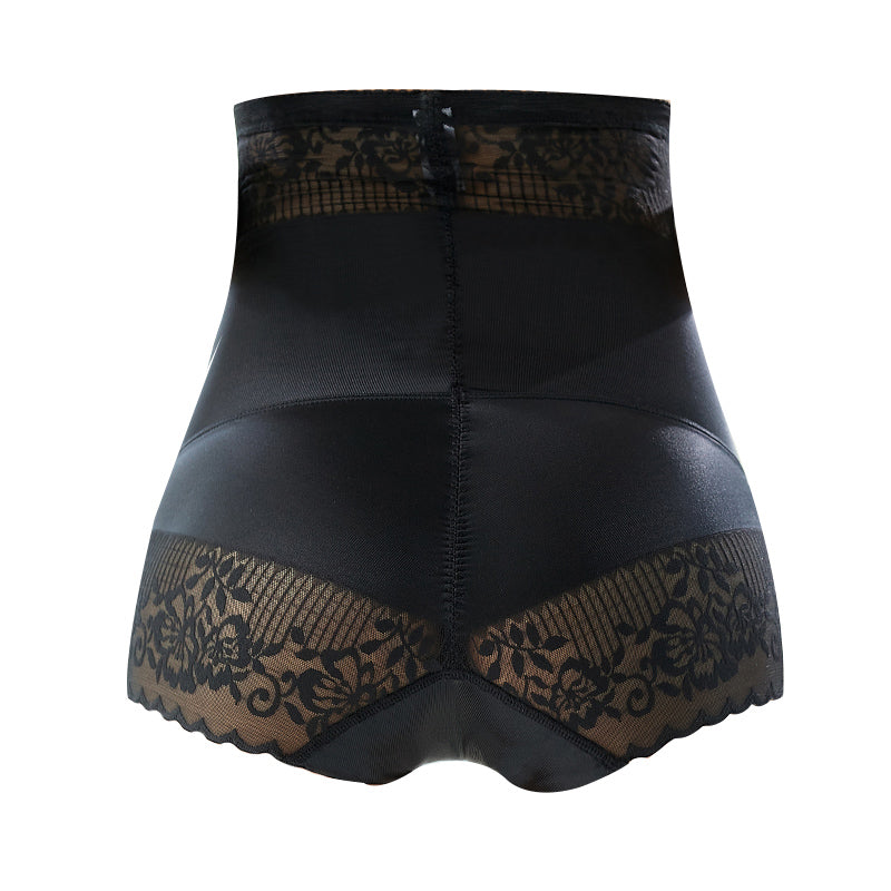 shunfa 8095  Oversized waist up underwear, black lace safety pants, sexy underwear