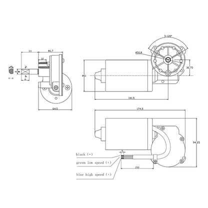 yitongou Small brushless DC motor (ask customer service for price)