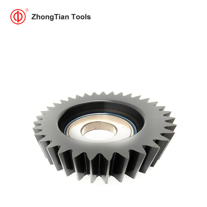 zhongtian Disc shaped gear cutter (please ask customer service for price) Cemented carbide upper and lower oblique teeth vertical milling cutter