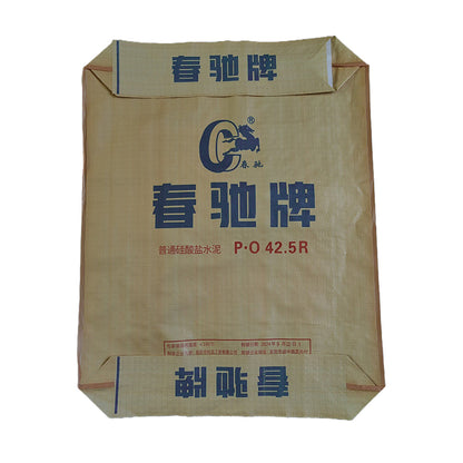 tapai PP plastic valve bag (please ask customer service for price)  Snakeskin woven bag with thick film waterproof