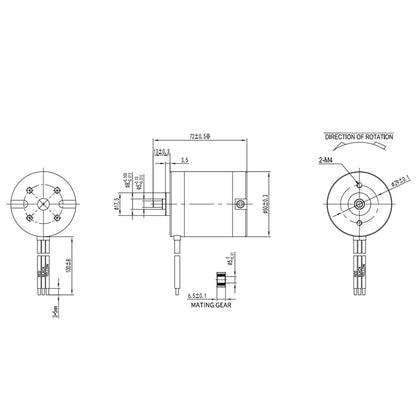 yitongou Spur gear motors (ask customer service for prices)