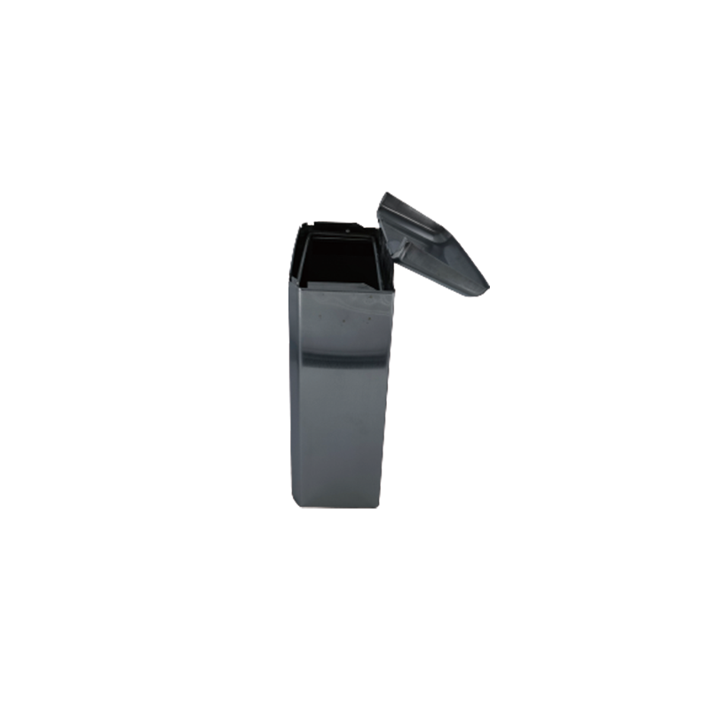 AOJIA  Stainless steel wall mounted small trash can portable small trash can desktop storage bin