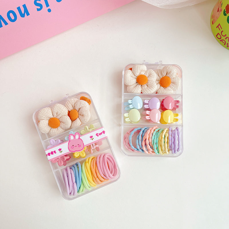 haiyan Macaroon Leather Strap Claw Clip Set